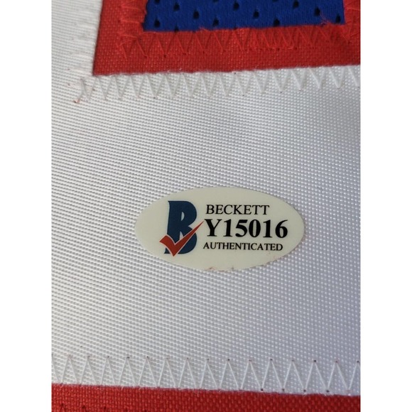 Mark Ingram Autographed/Signed Jersey Beckett COA New York Giants - Picture 3 of 7